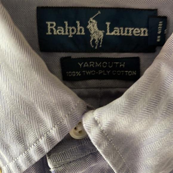 Ralph Lauren button down sz 16 1/2 32/33 - Picture 3 of 5